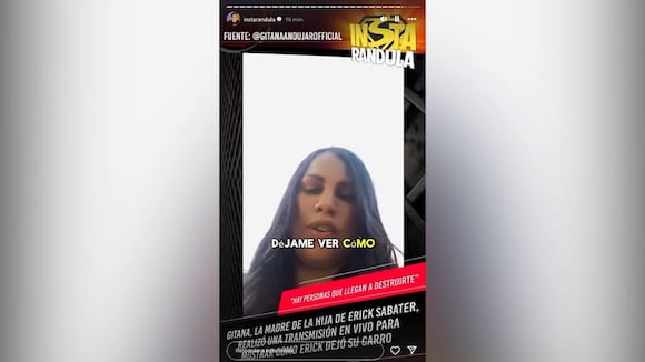 TROME - Madre de la hija de Erick Sabater denuncia que le destrozó su camioneta: “Está abollada, tiene sangre”