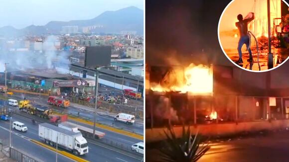 Incendio en el Rímac