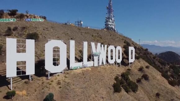 El letrero de Hollywood es remodelado por sus 100 años