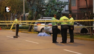 Sicario asesina a policía de 4 disparos en Jesus María | VIDEO