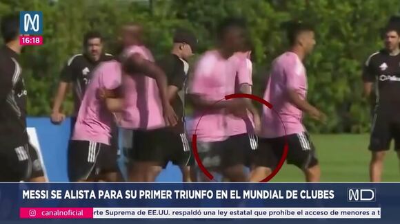 Lionel Messi en duda para duelo con Porto en Mundual de Clubes (video: Canal N)