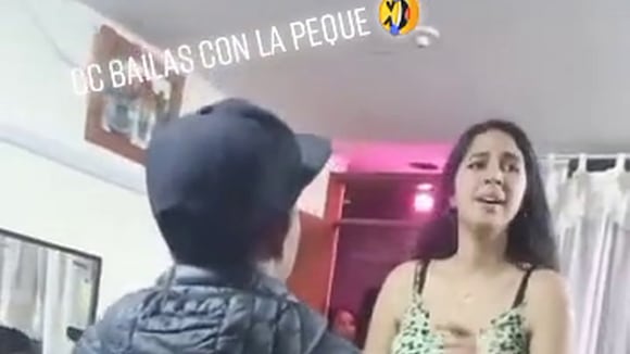Trome | Joven hace lo impensado al bailar con mujer más alta