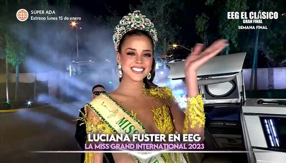 Llegada de Luciana Fuster a EEG