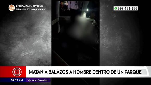 SJL: hombre es asesinado en un parque