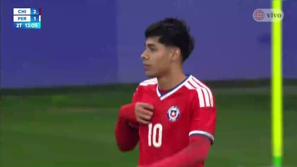 Gol de Darío Osorio para el 2-1 de Chile vs. Perú. (Video: América TV)