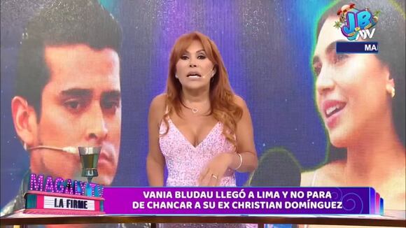 TROME | Vania Bludau sobre Christian Domínguez (Magaly Tv)