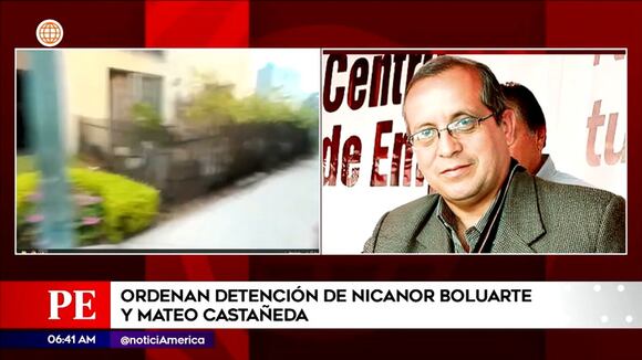 Detienen a Nicanor Boluarte y Mateo Castañeda