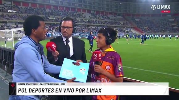 Pol Deportes recibió una camiseta Sporting Cristal por parte de Julio César Uribe | VIDEO: L1MAX