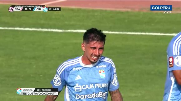 Gustavo Cazonatti marcó el 3-0 de Sporting Cristal sobre Sport Boys. (Video: GOLPERU)
