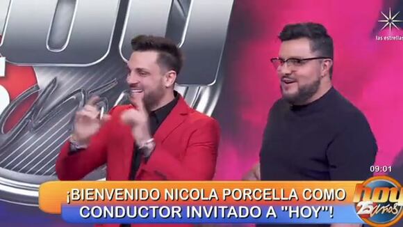 TROME | Nicola Porcella en la conducción de HOY ( Las Estrellas)