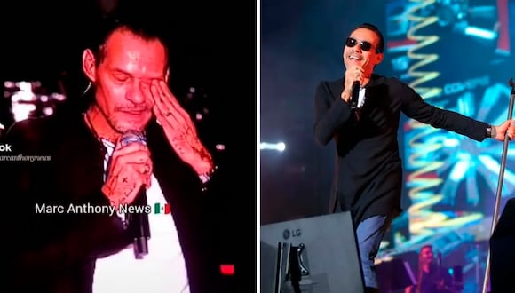 Marc Anthony se quebró en lágrimas por los damnificados del Huracán Otis en México