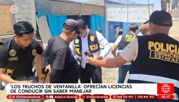 Atrapan a banda que facilitaba brevetes por 500 soles