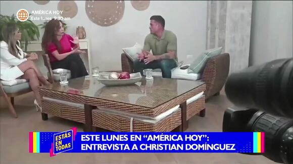 Christian Domínguez en video de entrevista
