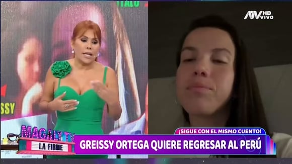 TROME | Greissy Ortega pide ayuda otra vez para regresar al Perú (Magaly Tv)