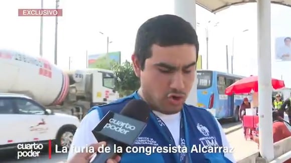 TROME | VIDEO de la agresión de congresista Kira Alcarraz a fiscalizador del SAT (Cuarto Poder)