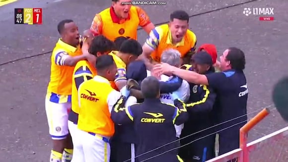 Gol de Hernán Barcos para el 2-1 de FC Cajamarca vs. Melgar. (Video: L1 MAX)