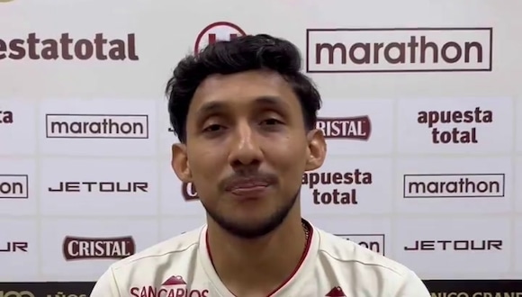 Las primeras palabras de 'Canchita' como jugador de Universitario