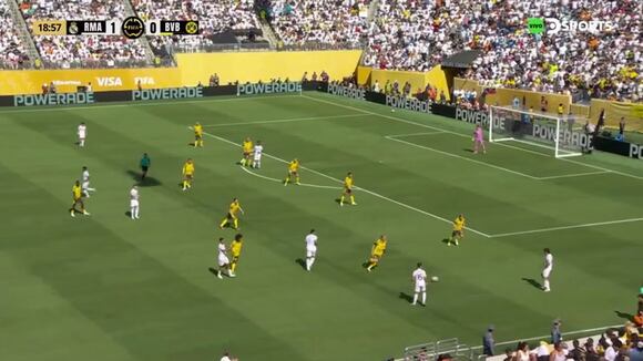 Gol de Fran García para el 2-0 del Real Madrid vs. Dortmund | Video: DSports