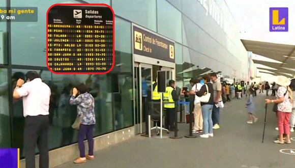 Cancelan vuelos al interior del país