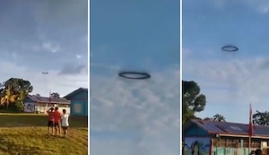 Se hace viral la extraña aparición de un anillo oscuro en el cielo de Iquitos