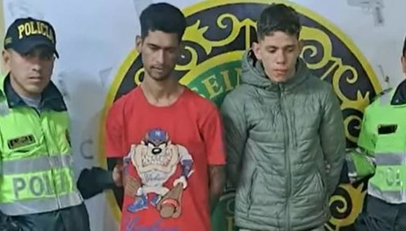 Los Olivos: Detienen a dos venezolanos implicados en robos de celulares y fugan de patrullero.