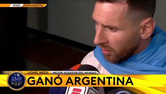 Lionel Messi critica a Sanabria