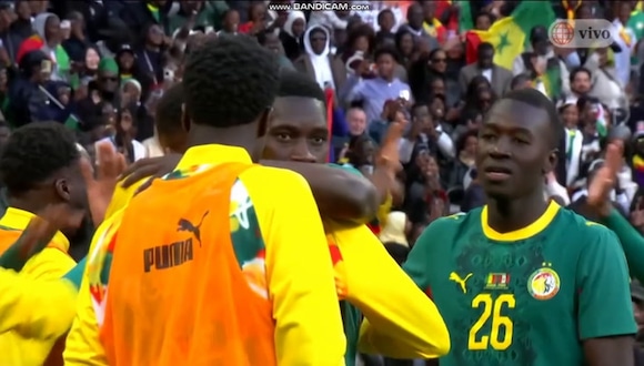 Gol de Ismaïla Sarr para el 2-0 de Senegal vs. Perú. (Video: América TV)