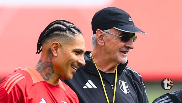 Paolo Guerrero juega broma con Jorge Fossati