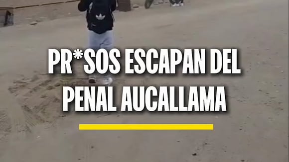 TROME - Presos escapan de penal en Huaral