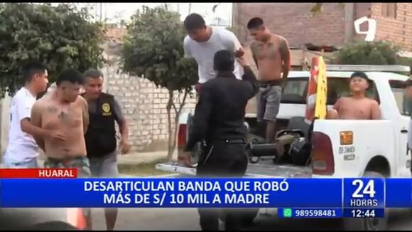 TROME | cae banda criminal en Huaral