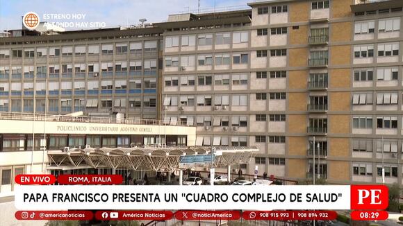 Papa Francisco hospitalizado desde el viernes