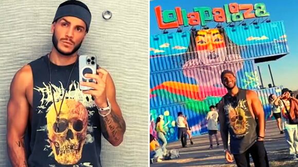 Mario Irivarren estuvo en Chile participando de Lollapalooza