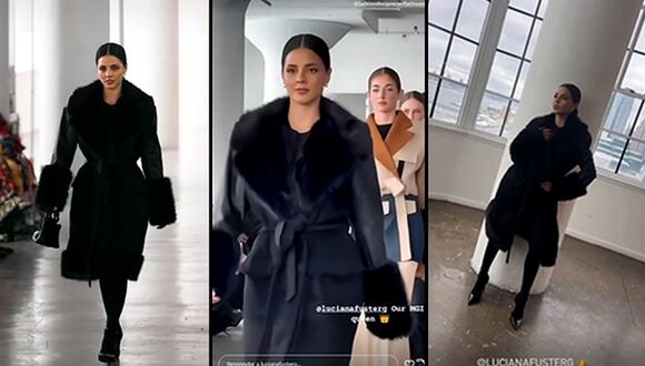 Luciana Fuster brilló en la pasarela del New York Fashion Week