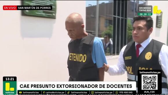 Cae extorsionador de docentes en SMP: Alumnos habrían contratado al sujeto