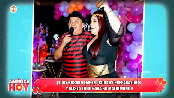 Tony Rosado y los preparativos para su boda