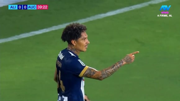 Paolo Guerrero puso el 1-0 de Alianza Lima vs Aucas en Matute. (Video: ATV)