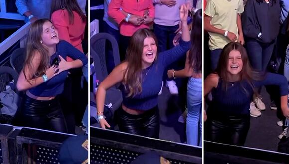 Joven brilló en el concierto de Eddy Herrera por su manera de cantar y balar "Tú eres ajena"