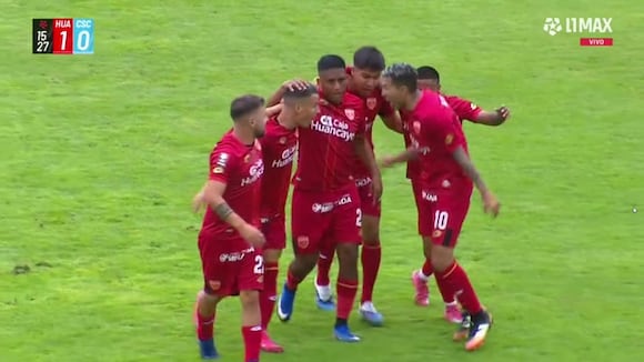 Gol anulado de Sanguinetti para el 1-0 de Sport Huancayo vs Sporting Cristal | VIDEO: L1MAX