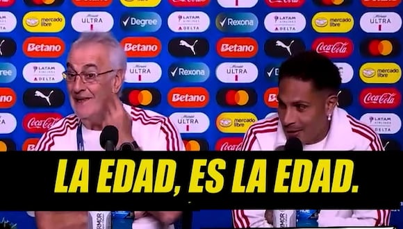 Jorge Fossati bromea con Paolo Guerrero por olvidar dato en conferencia de prensa: “La edad”