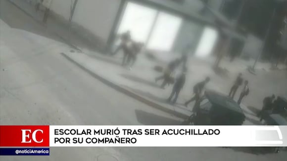 Escolar murió tras se acuchillado por su compañero