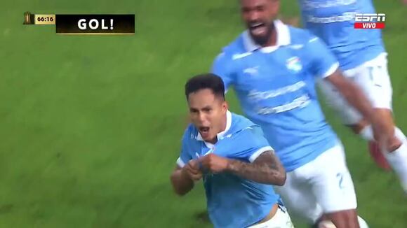Gol de Jesús Pretell para el 1-1 de Sporting Cristal vs. Palmeiras por la Copa Libertadores 2025 (Video: ESPN).