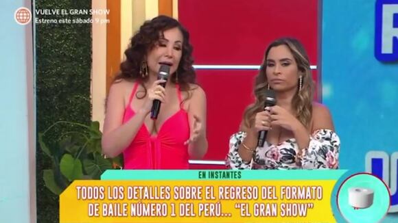 Janet Barboza molesta con Edson Dávila por tomarse una foto con Jean Paul Strauss