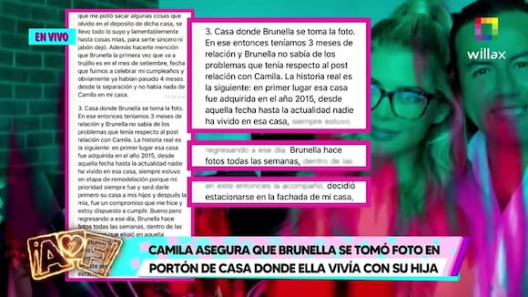 TROME - Richard Acuña le reclamó a Camila Ganoza que deje que su hija se siente en las piernas de su nueva pareja. (Fuente: Willax TV)