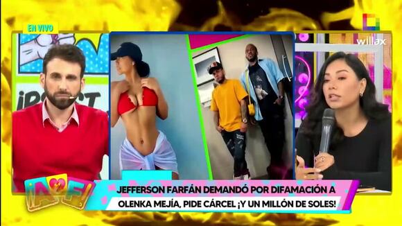 TROME | Olenka Mejía afirma tener un video con Jefferson Farfán que evidenciaría su relación
