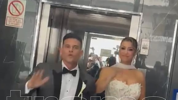 TROME - Christian Domínguez y Karla Tarazona se casaron. VIDEO: Lady Gamarra