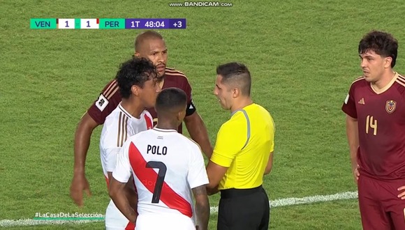 Gol anulado a Bryan Reyna que iba a ser el 1-1 de Perú ante Venezuela. (Video: Movistar Deportes)