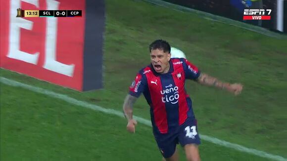 Juan Iturbe puso el primer gol para el 0-1 de Sporting Cristal vs Cerro Porteño. (Video: ESPN)