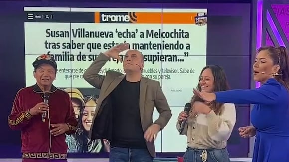 CORREO | Pareja de ‘Melcochita’ responde si está embarazada del cómico: “Una semana”