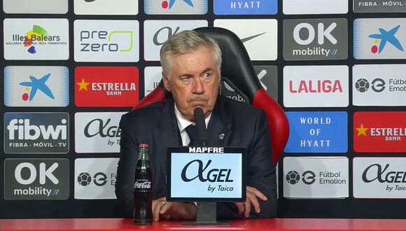 Carlo Ancelotti: "No estamos contentos con el resultado"