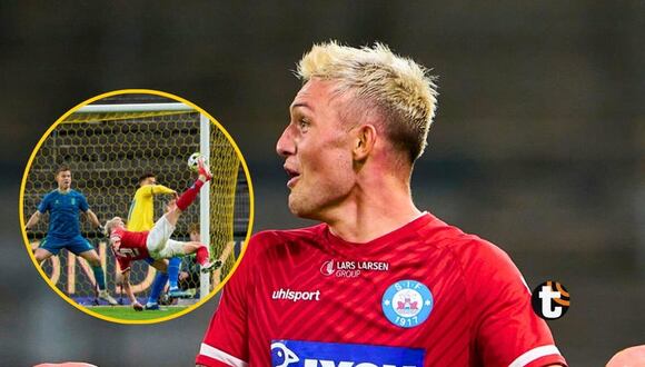 Oliver Sonne comentó su gol de chalaca con Silkeborg (Video: Canal N)